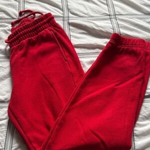 TNA Bold Red Track Pants